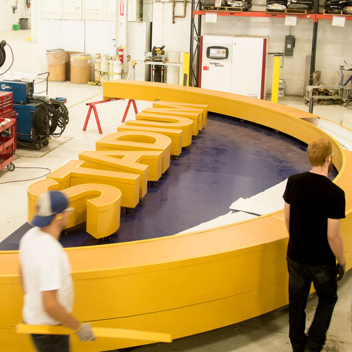 National Sign Company Sign Manufacturing Jones Sign